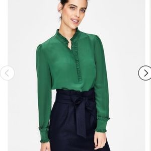 Boden Silk Ella Blouse